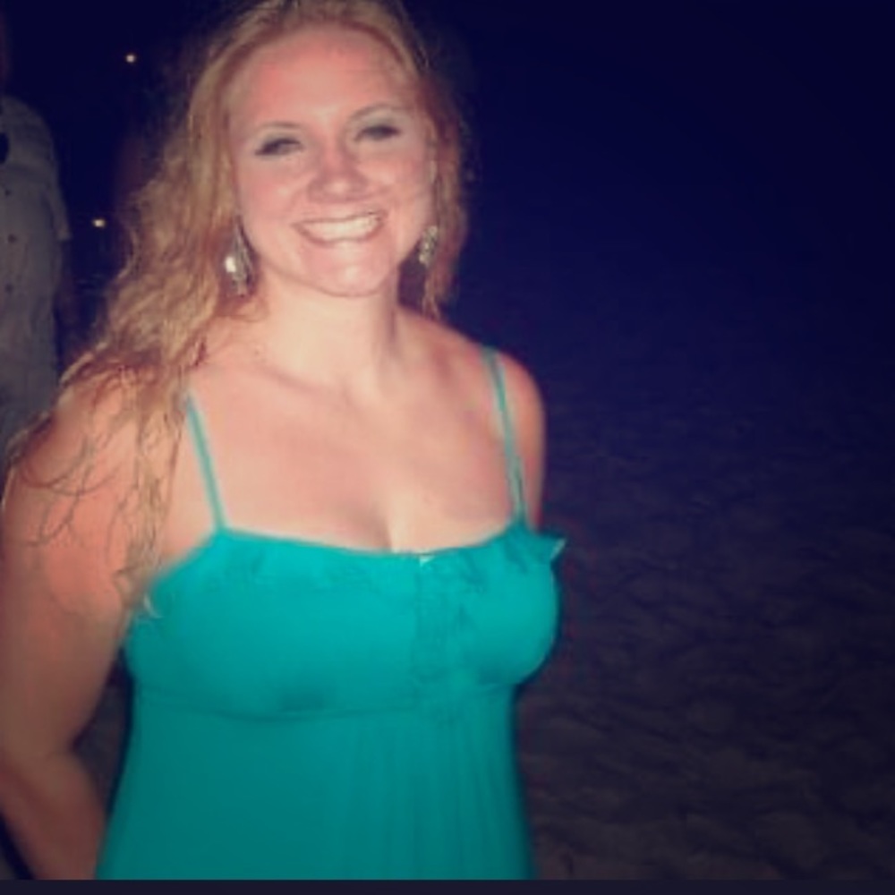Teal Blue/green Maxi dress
